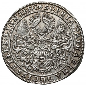 Śląsk, Jerzy III Brzeski, 1/8 talara 1659, Brzeg - b.rzadka