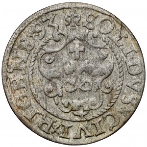 Zygmunt III Waza, Szeląg Ryga 1593 - rzadka odmiana