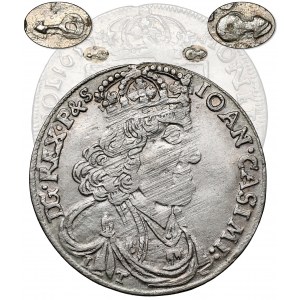 Jan II Kazimierz, Ort Kraków 1655 IT (SCH) - STRZAŁKI