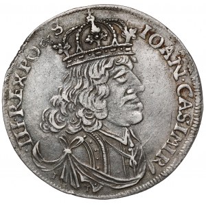 Jan II Kazimierz, Ort Kraków 1655 IT - kwiat