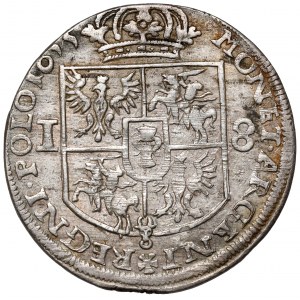 Jan II Kazimierz, Ort Kraków 1655 IT - kwiat
