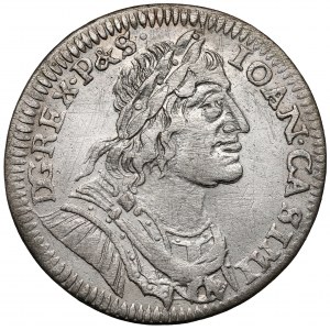 Jan II Kazimierz, Ort Wschowa 1651 MW - rzadki awers