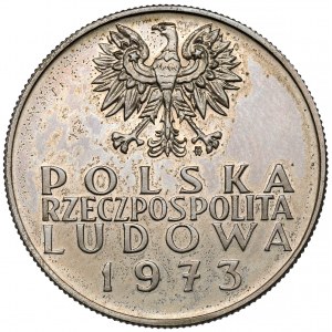 Próba MIEDZIONIKIEL 10 złotych 1973, 200 lat KEN - kaganek