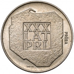 Próba MIEDZIONIKIEL 20 złotych 1974 XXX lat PRL