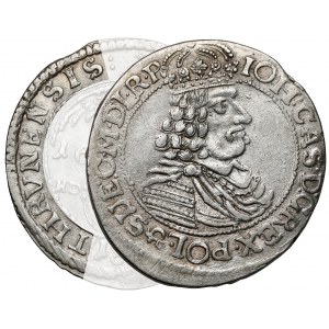 Jan II Kazimierz, Ort Toruń 1664 HDL - z błędem - rzadki