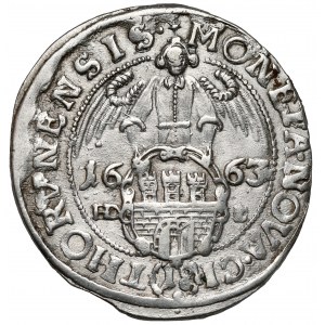 Jan II Kazimierz, Ort Toruń 1663 HDL - ozdobny łańcuch