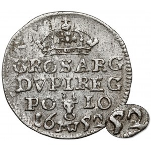 Jan II Kazimierz, Dwugrosz Wschowa 1652 - b.rzadki