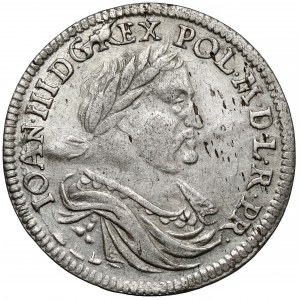 Jan III Sobieski, Ort Bydgoszcz 1677 - litery MH
