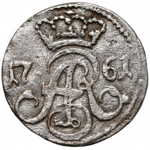 August III Sas, Szeląg Toruń 1761- bez inicjałów