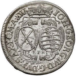 Saksonia, Johann Georg IV, 1/12 talara 1693 EPH