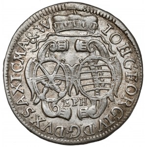 Saksonia, Johann Georg IV, 1/12 talara 1694 EPH