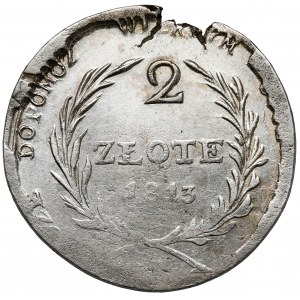 Oblężenie Zamościa, 2 złote 1813