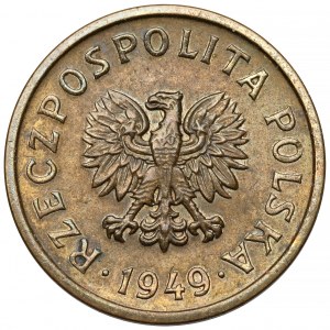 Próba MOSIĄDZ 10 groszy 1949 - PRÓBA nad wieńcem