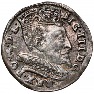 Zygmunt III Waza, Trojak Wilno 1594 - kwiatki