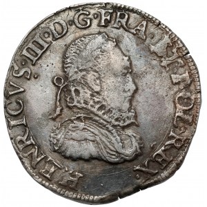 Henryk Walezy, Teston 1576-G, Poitiers