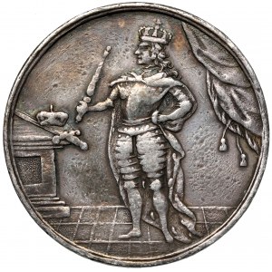 August II Mocny, Półtalar medalowy 1711 - wikariacki - b.rzadki