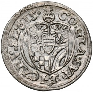 Śląsk, Karol II, 3 krajcary 1615 HT, Oleśnica