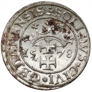 Stefan Batory, Szeląg Gdańsk 1578 - piękny