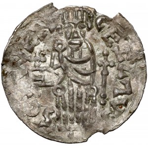 Czechy, Brzetysław I (1037-1055) Denar, Praga