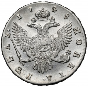 Rosja, Elżbieta, Rubel 1748, Petersburg
