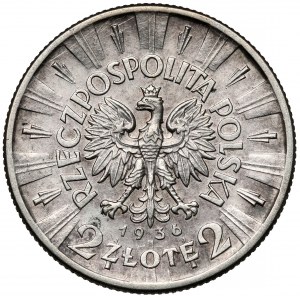 Piłsudski 2 złote 1936 - rzadki rok