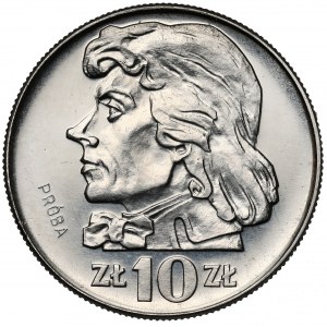 Próba NIKIEL 10 złotych 1966 Tadeusz Kościuszko