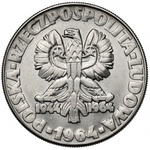 Próba NIKIEL 10 złotych 1964 Drzewo