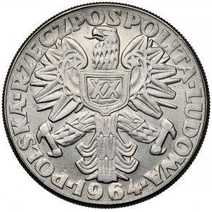 Próba NIKIEL 10 złotych 1964 Kobieta ze zbożem