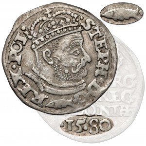 Stefan Batory, Trojak Olkusz 1580 - GLAUBICZ