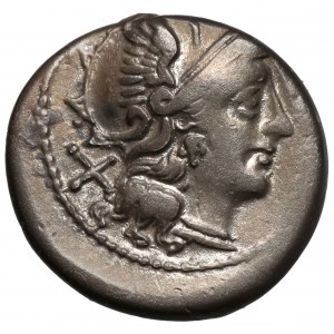 Republika, Emisja anonimowa (190-180 p.n.e.) Denar