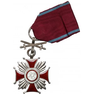 PSZnZ, Srebrny Krzyż Zasługi z Mieczami - Spink - w SREBRZE