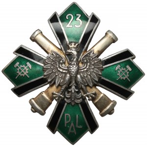 Odznaka, 23 Pułk Artylerii Lekkiej - PAL
