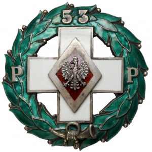 Odznaka, 53 Pułk Piechoty Strzelców Kresowych - w SREBRZE