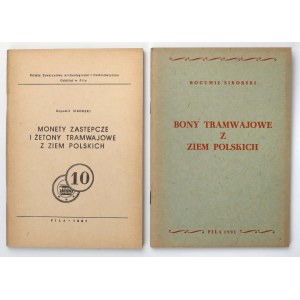 Sikorski - monety, żetony i baony tramwajowe 2szt)