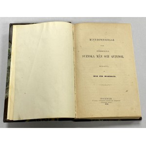 Hildebrand, Minnespenningar öfver enskilda Svenska...; Sveriges och Svenska Konungahusets..., Tom I-II, Sztokholm 1860, 1874-1875 (3szt)