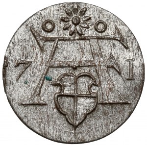 Prusy, Albrecht Fryderyk, Denar Królewiec 1571