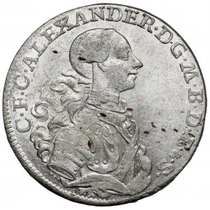 Brandenburg-Ansbach, Aleksander, 1/6 talara 1757