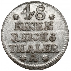Prusy, Friedrich II, 1/48 talara 1753-A, Berlin
