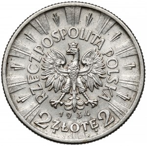 PRÓBA 2 złote 1934 Głowa Kobiety - orzeł Piłsudskiego - UNIKAT