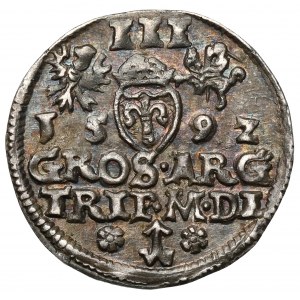 Zygmunt III Waza, Trojak Wilno 1592