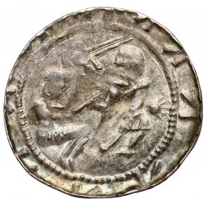 Władysław II Wygnaniec, Denar - Orzeł i Zając - kliny / gwiazda