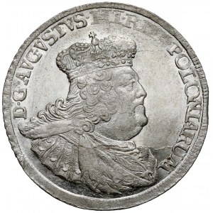 August III Sas, Ort Lipsk 1756 EC - małe popiersie