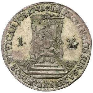 August III Sas, Grosz wikariacki 1741