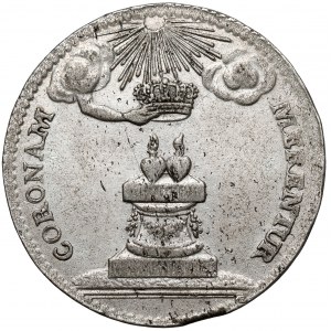 August III Sas, Dwugrosz 1738 - zaślubinowy