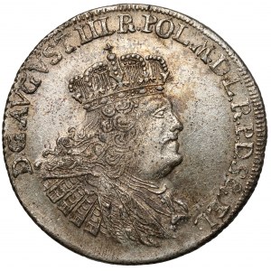 August III Sas, Złotówka Gdańsk 1762 REOE