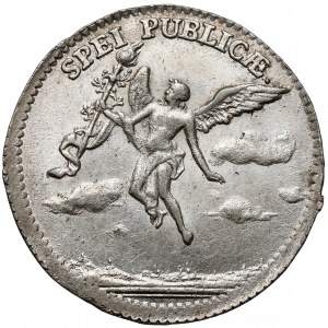 August III Sas, Dwugrosz 1747 - zaślubinowy