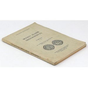 Monety śląskie średniowiecza - Tablice, [reprint 1968/1931], F. Friedensburg