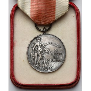 PRL, Srebrny Medal Za Zasługi dla Pożarnictwa
