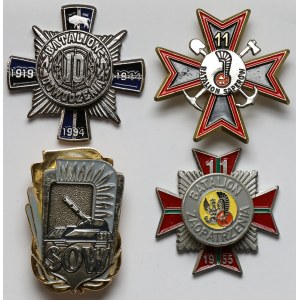III RP, Zestaw odznak (4szt)