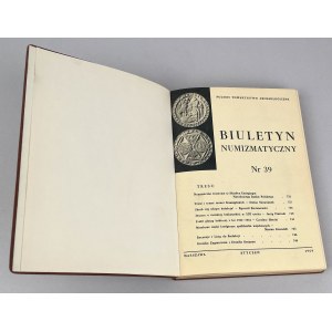 Biuletyn Numizmatyczny 1969 - komplet w oprawie introligatorskiej
